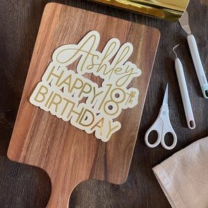 Personalized cake toppers